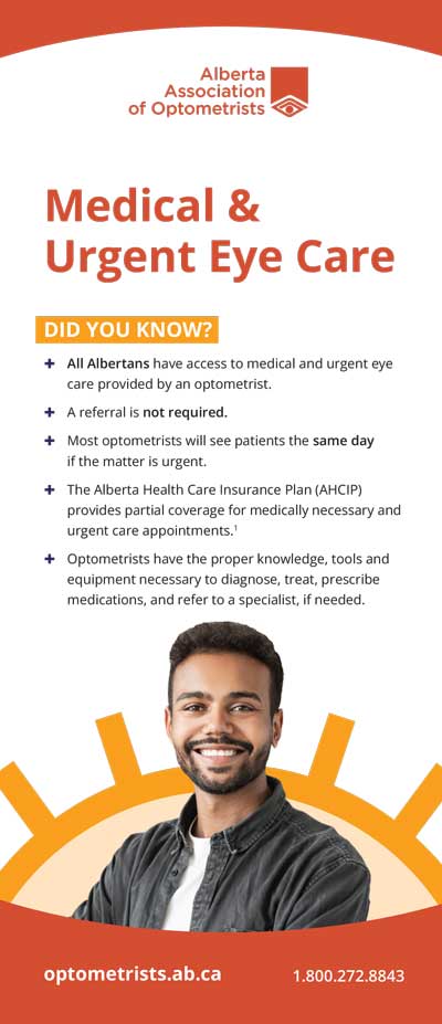 Urgent Eye Care brochure