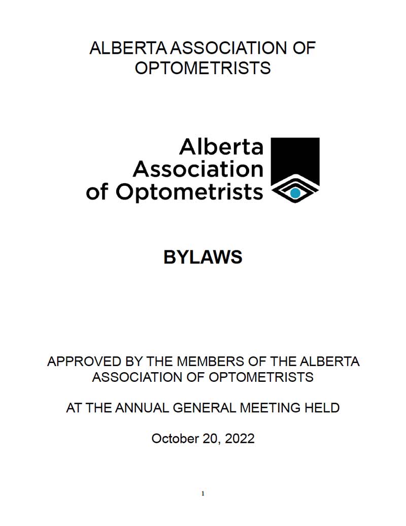 Bylaws cover