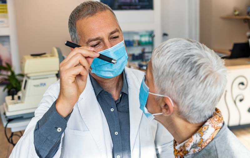 photo of eye treatment