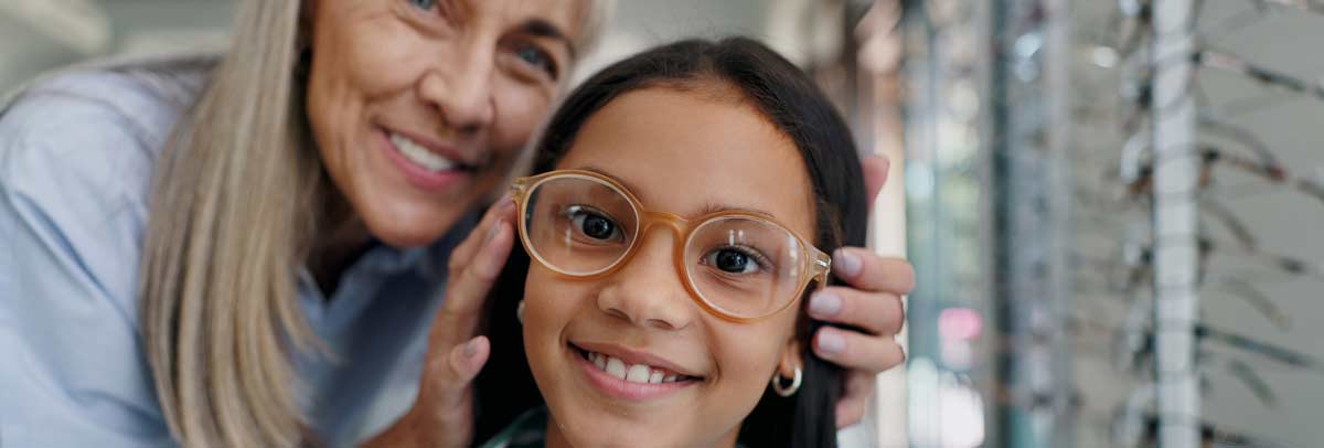 girl with glasses