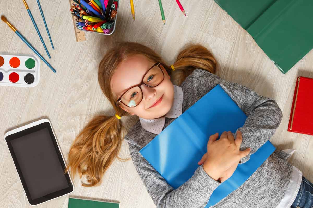 Girl with glasses