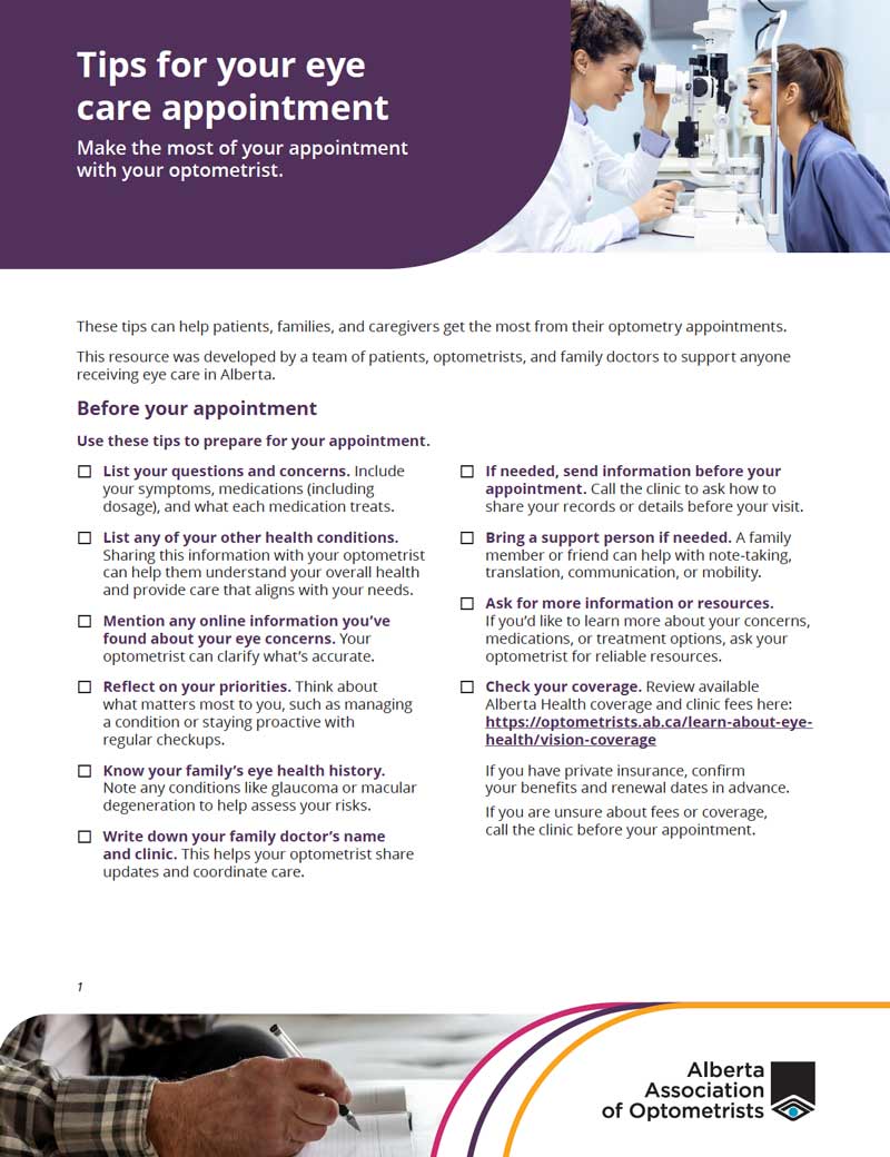 Tips for Your Eyecare Appointment