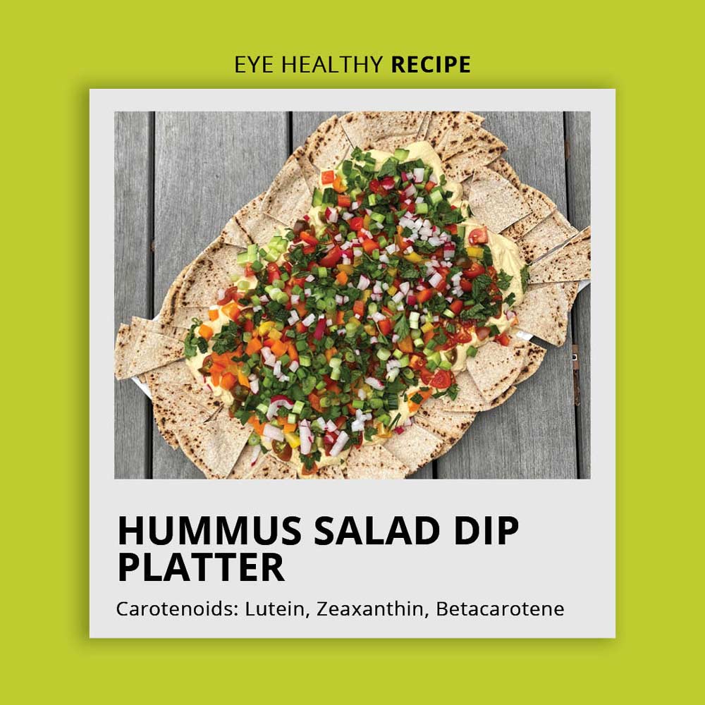 Hummus Salad Dip Platter
