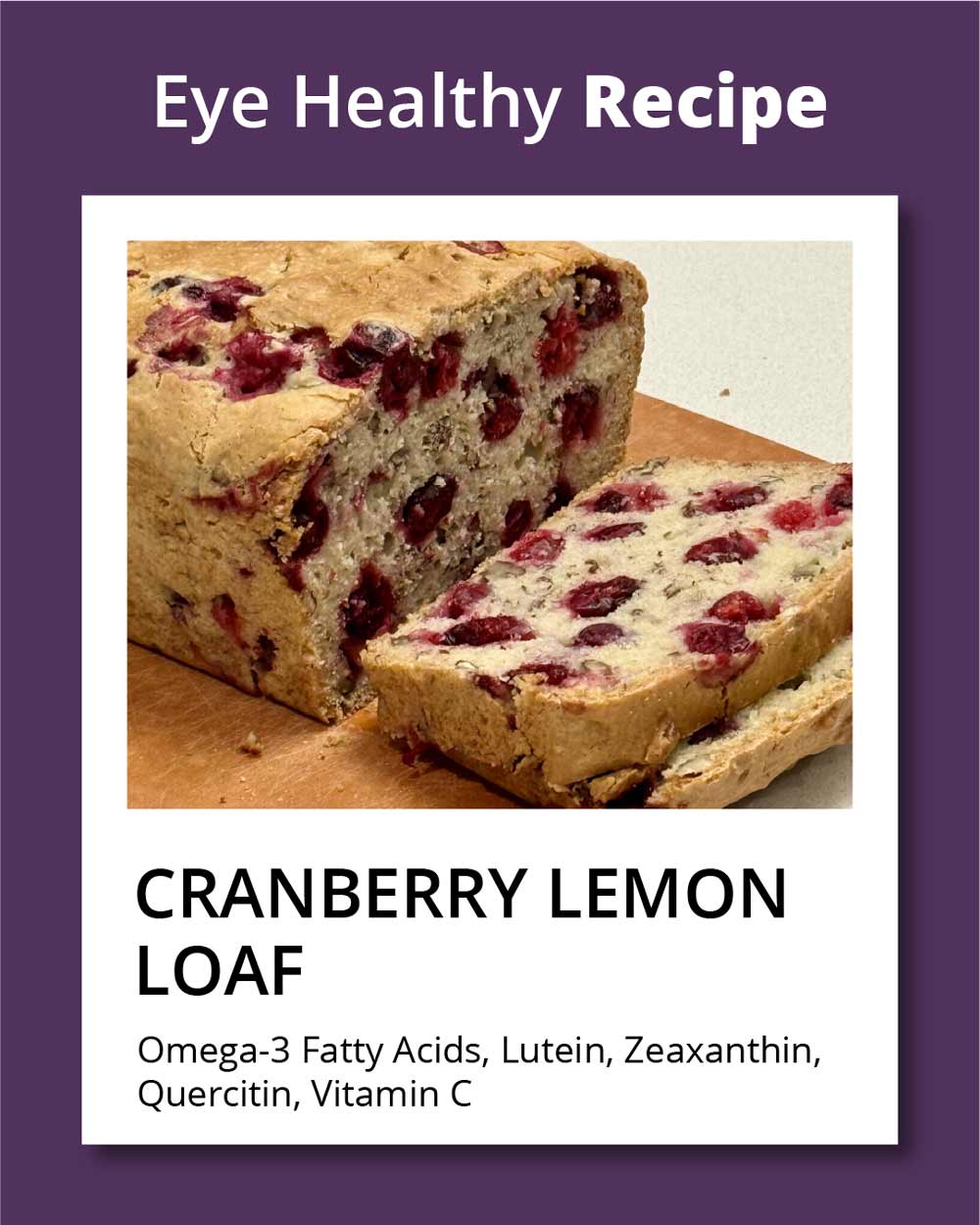 Cranberry Lemon Loaf