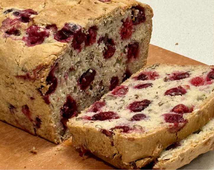 Cranberry Lemon Loaf