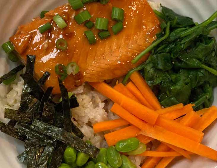 Teriyaki Salmon Bowl